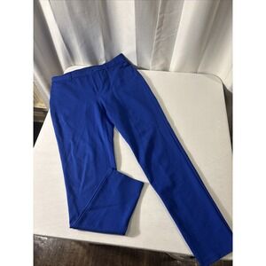 Chicos Platinum Pants Womens Size 2 (L/12)  Electric Blue Stretch